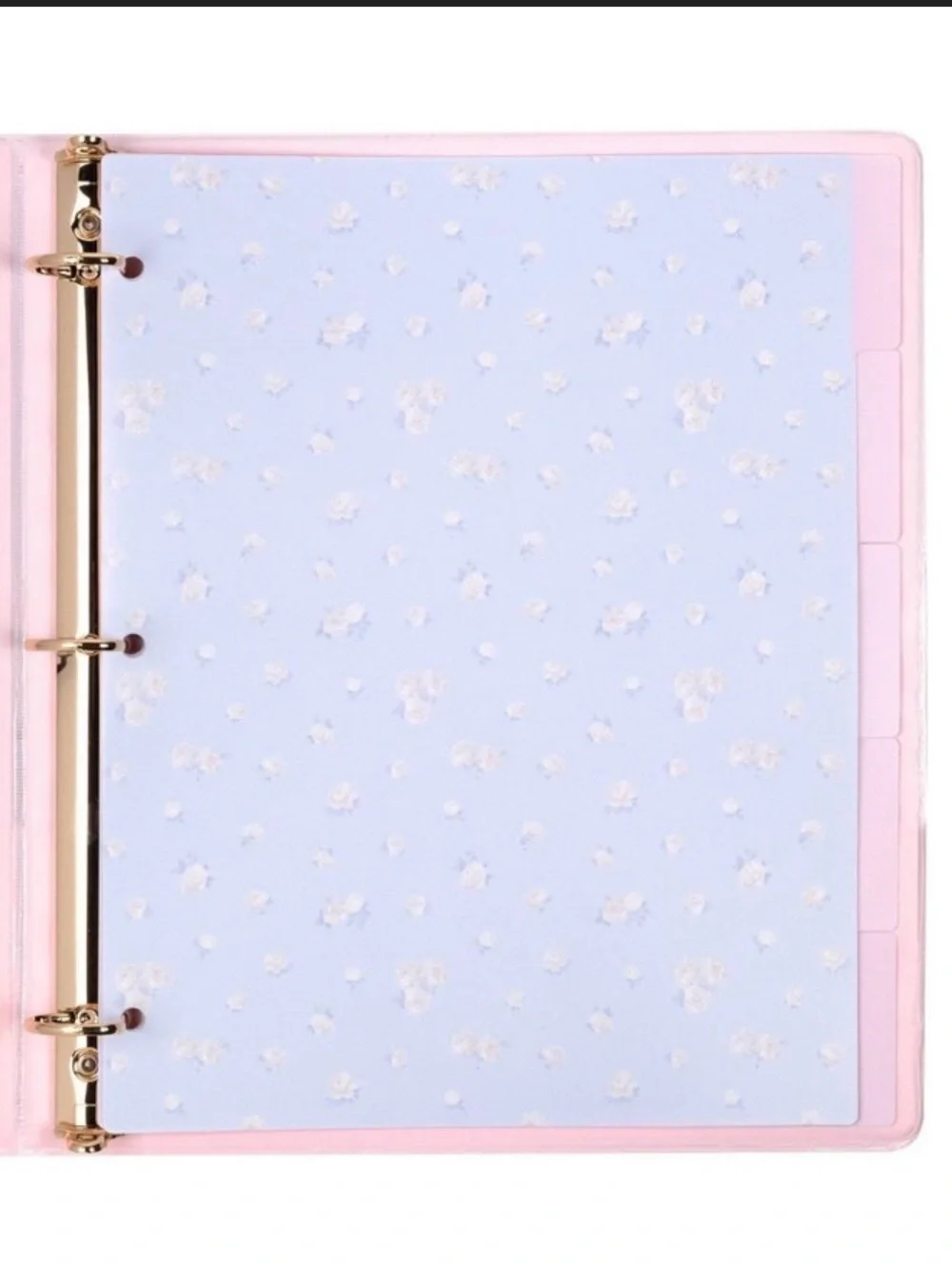 Loveshackfancy Blue Floral binder
